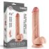 Lovetoy Sliding-Skin - Dobbeltlag-dildo - 23 cm (naturlig)