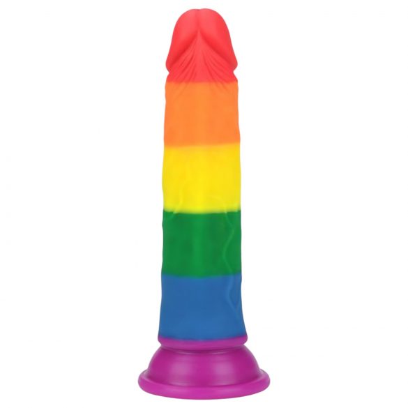 Lovetoy Prider - livagtigt dildo - 19cm (regnbue)