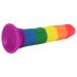 Lovetoy Prider - livagtigt dildo - 19cm (regnbue)