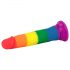 Lovetoy Prider - livagtigt dildo - 19cm (regnbue)