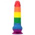 Lovetoy Prider - realistisk hermed dildo - 20 cm (regnbue)