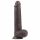 Lovetoy Sliding-Skin, dobbel stimulerende dildo, 23 cm, brun