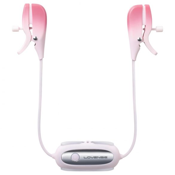 LOVENSE Gemini - smart, vibrerende brystvorteklemmer (pink)