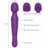 Tracy's Dog Wand - pulserende massagevibrator (lilla)