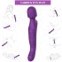 Tracy's Dog Wand - pulserende massagevibrator (lilla)