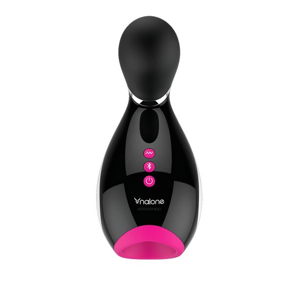 Nalone Oxxy - smart vibrerende masturbator (sort-lyserød-hvid)