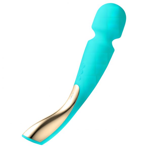 LELO Smart Wand 2 - stor, opladelig masserende vibrator (turkis)