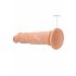 RealRock Dong 10 - realistisk dildo (25cm) - natur