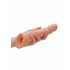 RealRock Penis Sleeve 8 - naturlig (21cm)