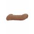 RealRock Penis Sleeve 9 - 21,5cm - mørk natur