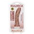 RealRock - Realistisk dildo 15,5cm (mørk natur)