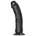 RealRock - realistisk dildo med sugebund - 15,5 cm (sort)