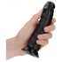 RealRock - realistisk dildo med sugebund - 15,5 cm (sort)