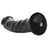 RealRock - realistisk dildo med sugebund - 15,5 cm (sort)