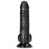 RealRock - Sugekop dildo - 15,5cm (sort)