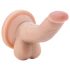 Dr. Skin 4 - sugekop dildo med ægte detaljer - natur (12 cm)