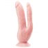 Dr. Skin 8 - sugefodet dobbeltdildo (natur)