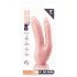 Dr. Skin 8 - sugefodet dobbeltdildo (natur)