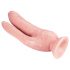 Dr. Skin 8 - sugefodet dobbeltdildo (natur)