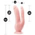 Dr. Skin 8 - sugefodet dobbeltdildo (natur)