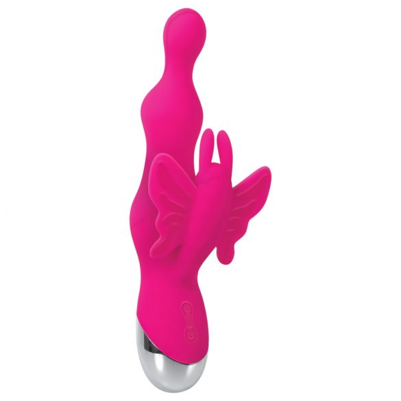 Evolved - perlevibrator med klitorisstimulator (pink)