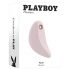 Playboy Palm - genopladelig, vandtæt 2-i-1 klitorisvibrator (pink)