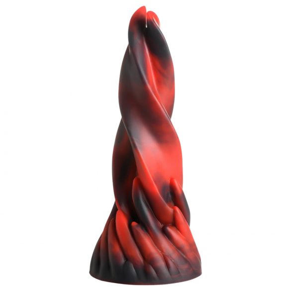 Hell Kiss Silikondildo - 19cm (Rød)