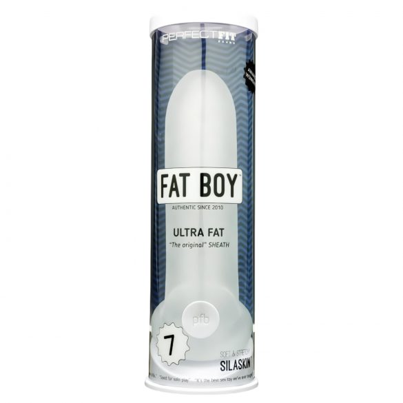 Fat Boy Original Ultra Fat penishylster (19cm) - cremefarvet