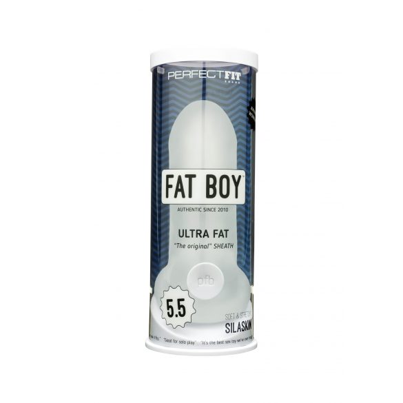 Fat Boy Original Ultra Fat - penismanchet (15 cm) - mælkehvid