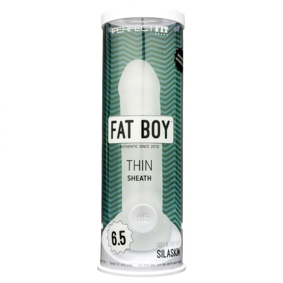 Fat Boy Thin - penishylster (17cm) - mælkehvid