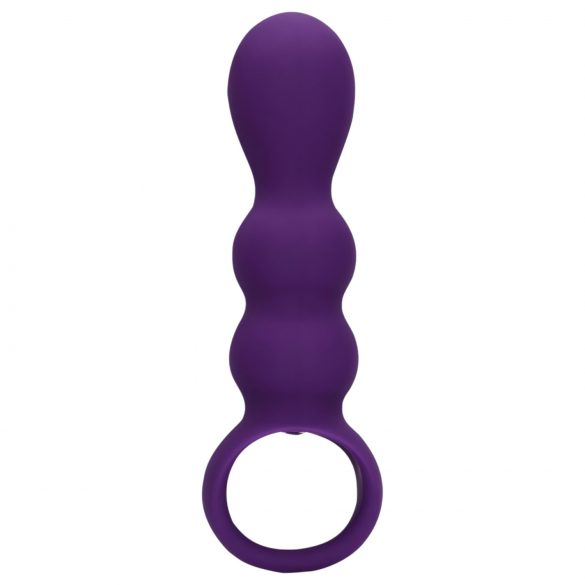 Loveline - opladelig, kuglet anal vibrator (lilla)