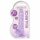 REALROCK - Translucent Lilla Dildo (17 cm)