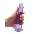 REALROCK - Translucent Lilla Dildo (17 cm)