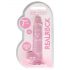 REALROCK - naturtro dildo i pink - 17cm