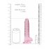 REALROCK - naturtro dildo i pink - 17cm