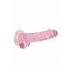 REALROCK - naturtro dildo i pink - 17cm