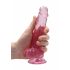 REALROCK - naturtro dildo i pink - 17cm