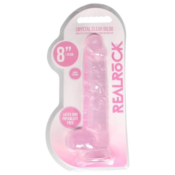 REALROCK - Livagtig pink dildo 19cm