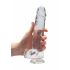 REALROCK - gennemsigtig naturtro dildo - 22 cm