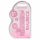 REALROCK - gennemsigtig realistisk dildo - pink (15cm)