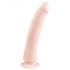 Easytoys - sugetrikant silikonedildo (21cm) - naturlig