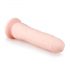 Easytoys - sugetrikant silikonedildo (21cm) - naturlig