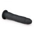 Easytoys - silikondildo med sugekop (21 cm) - sort