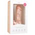 Easytoys - dildo med sugebund og kugler (17,5cm) - naturlig