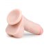 Easytoys - dildo med sugebund og kugler (17,5cm) - naturlig