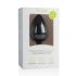 Easytoys Diamond - anal plug m. hvid sten (stor) - sort