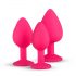 Easytoys Diamond - pink anal plug sæt