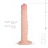 Realistisk drøm Scott - lifelike dildo - 25cm (natur)