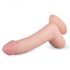 Real Fantasy Cliff - naturlig dildo med testikler - 22cm