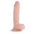 Real Fantasy Glynn - realistisk dildo med pung - 25 cm (natur)